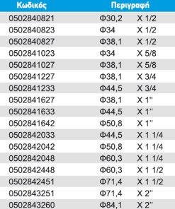 rakor-flantzota-amvlies-45-3000-psi-table
